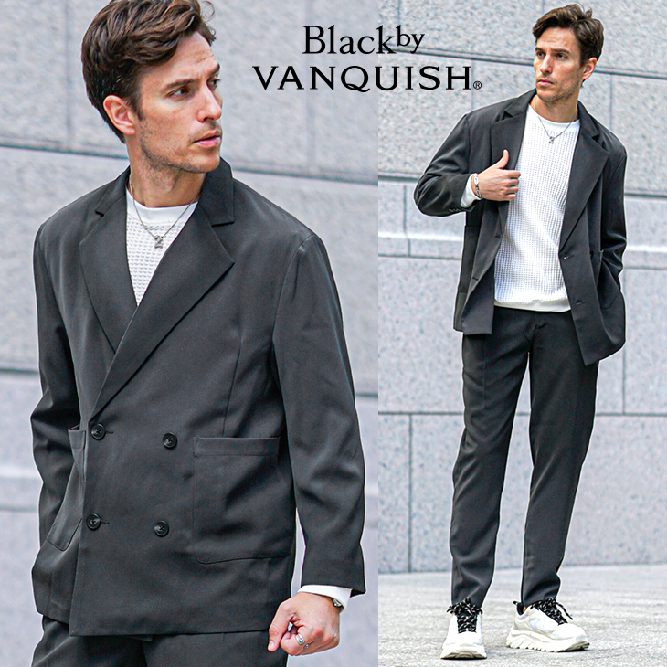 BLACK by VANQUISH（ブラックバイバンキッシュ） ダブルジャケット