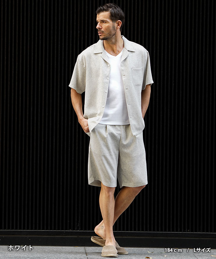 joker（ジョーカー） セットアップ メンズ 夏 半袖 シャツ ハーフ