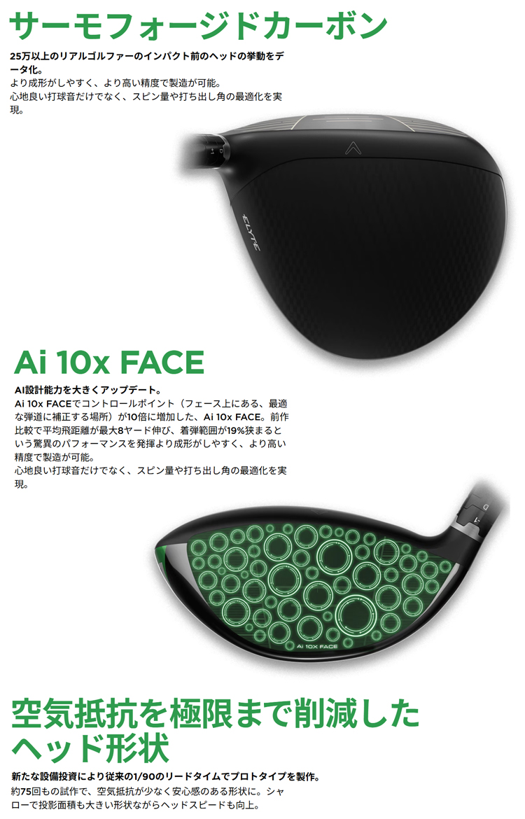 Callaway（キャロウェイ） 日本正規品 ELYTE X エリート エックス