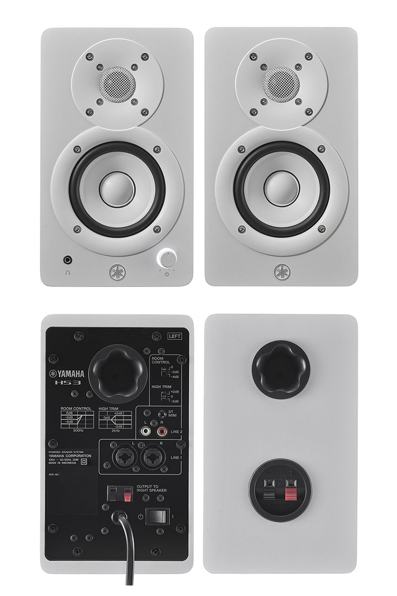 YAMAHA（ヤマハ） HS3 コンパクトパワードスタジオモニター 2個ペア
