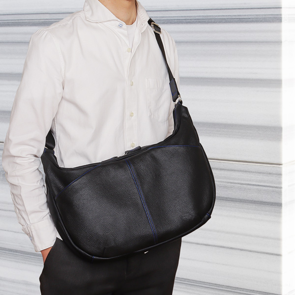 DIABLO ショルダーバッグ メンズ 本革 牛革 大きめ 大容量 a5 斜めがけ