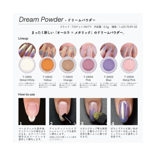 TOY's × INITY ドリームパウダー 0.5g 6色からご選択 グラスパウダー