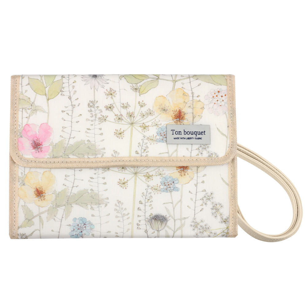 爆買 マルチケース 通帳 母子手帳ケース ジャバラ ショルダー紐付き