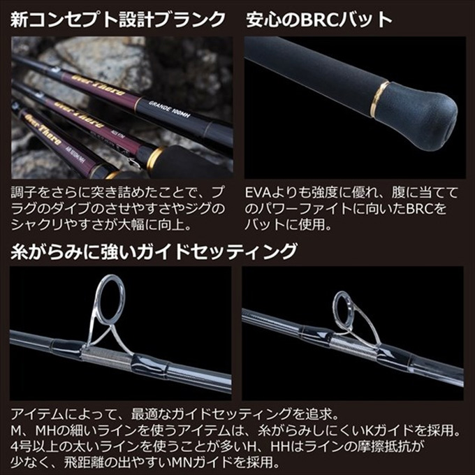 DAIWA（ダイワ） 【目玉商品】ダイワ 21 オーバーゼア グランデ 106MH
