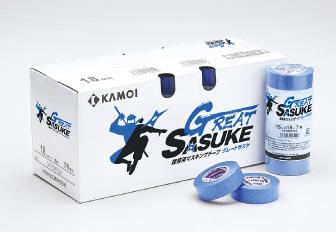 カモ井（KAMOI） BLUE BOSS マスキングテープ 40mm×18m 大箱 1箱（300