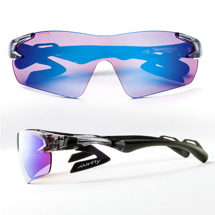 AirFly エアフライ AF-301 C-34 スポーツサングラス レンズ/ブルー