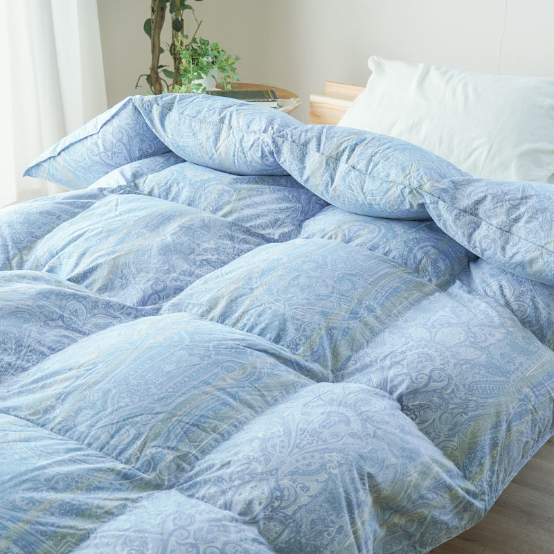 羽毛布団 シングル マザーグースダウン93％ 1.1kg 420dp 日本製 吉林省