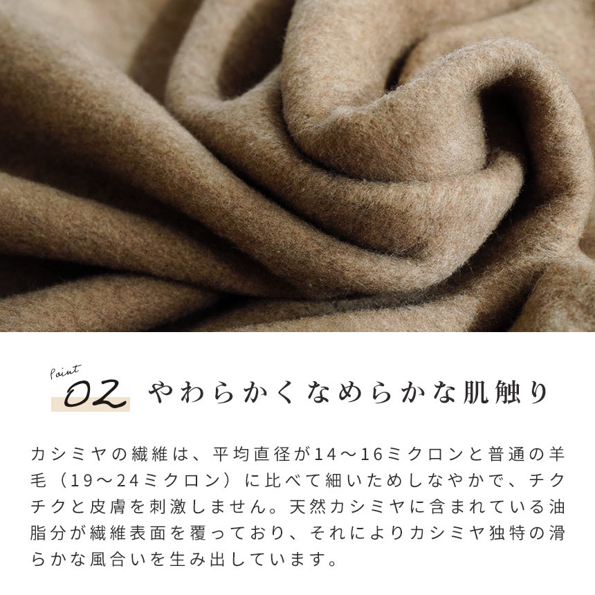 西川（nishikawa） カシミヤ毛布 シングル 日本製 泉大津産 毛羽部分