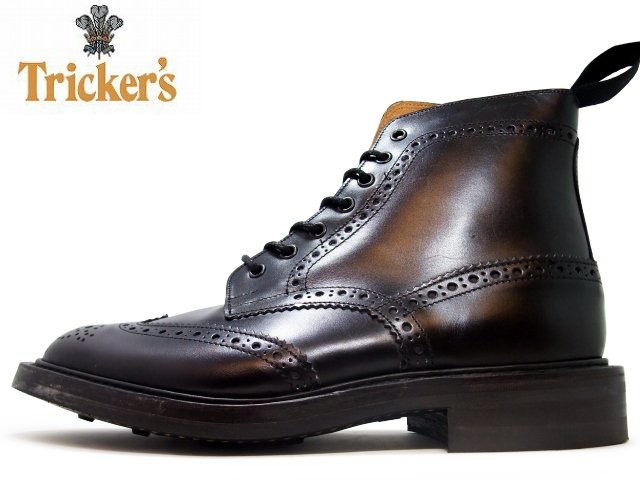 Tricker's（トリッカーズ） ウィングチップ m2508 カントリーブーツ