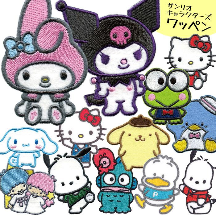 PIONEER ワッペン アイロン 刺繍 サンリオ キティちゃん マイメロ