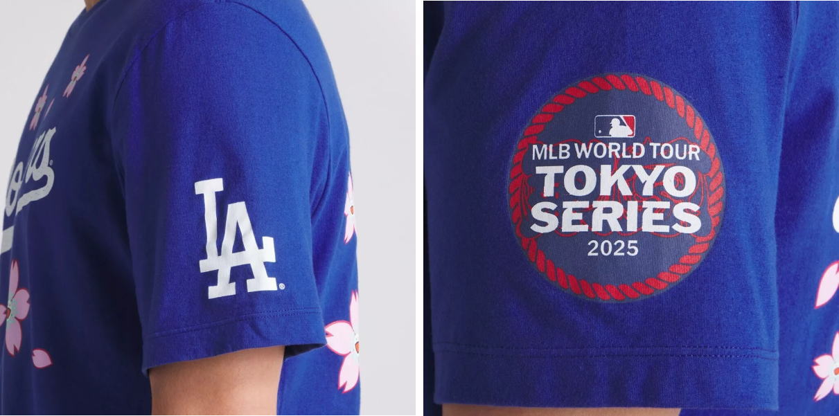 村上隆 x MLB Mサイズ 大谷翔平 17 ブルー Tシャツ 2025年 東京