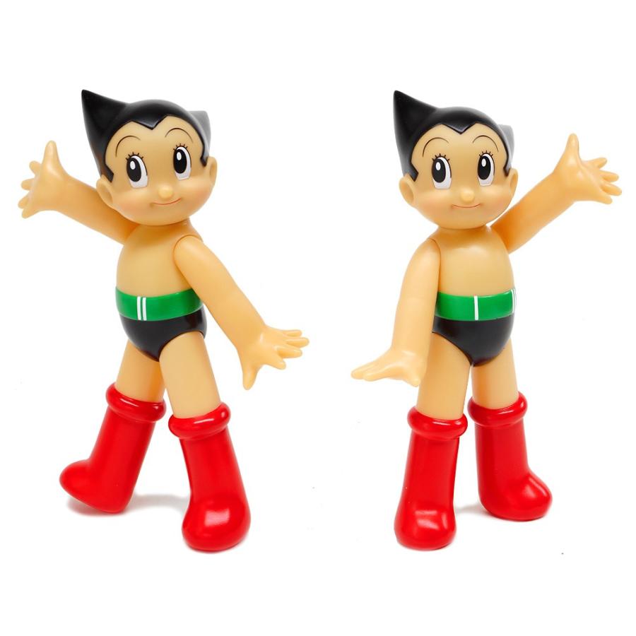 鉄腕アトム アトム お茶の水博士 ヒゲオヤジ ソフトビニールドール 3点