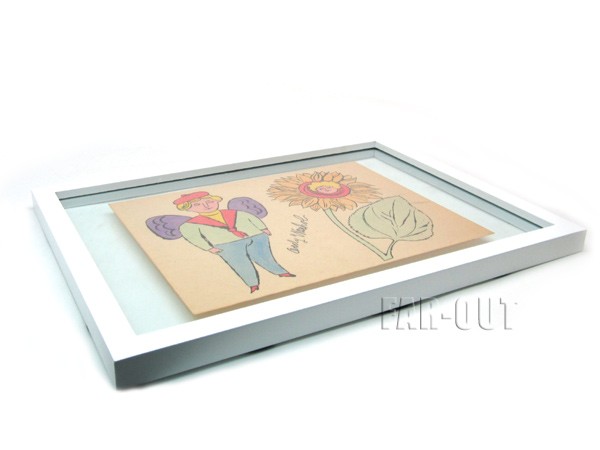 アンディ・ウォーホル プリポップ オリジナルアート 天使とひまわり