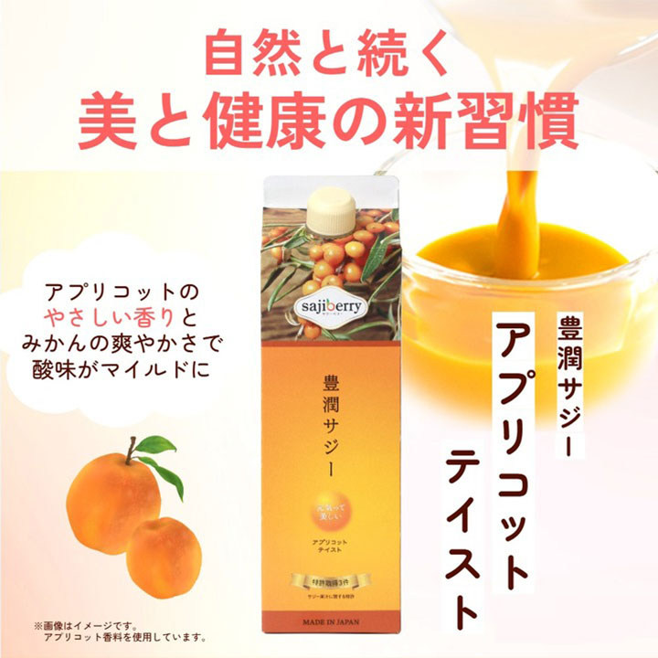 フィネス 豊潤サジー アプリコットテイスト 1000ml（紙パック） 公式