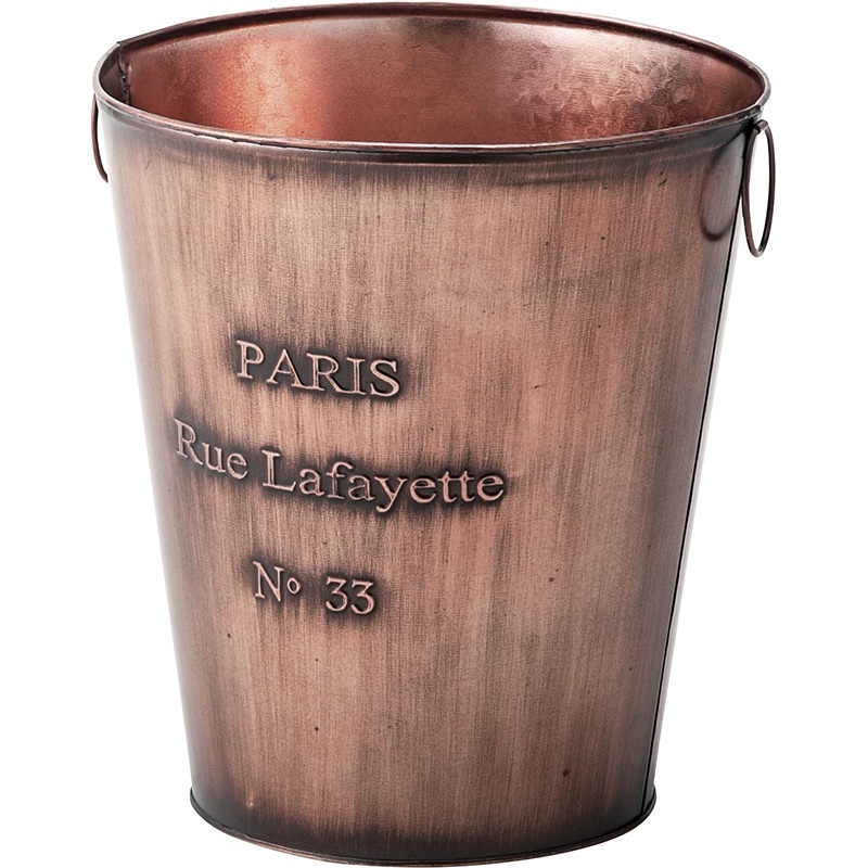 東谷 ゴミ箱 蓋無し バケツ アンティーク ガーデン 収納 ヴィンテージ