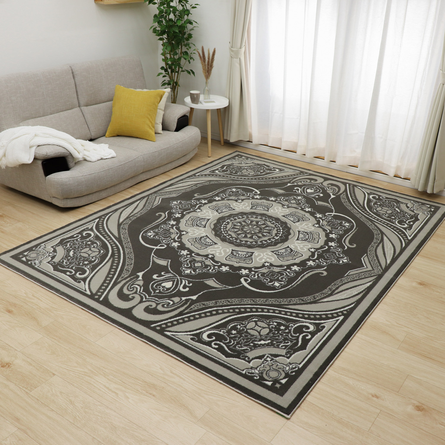 フリーリー 折りたたみ ウィルトン織 190×240 カーペット ラグ