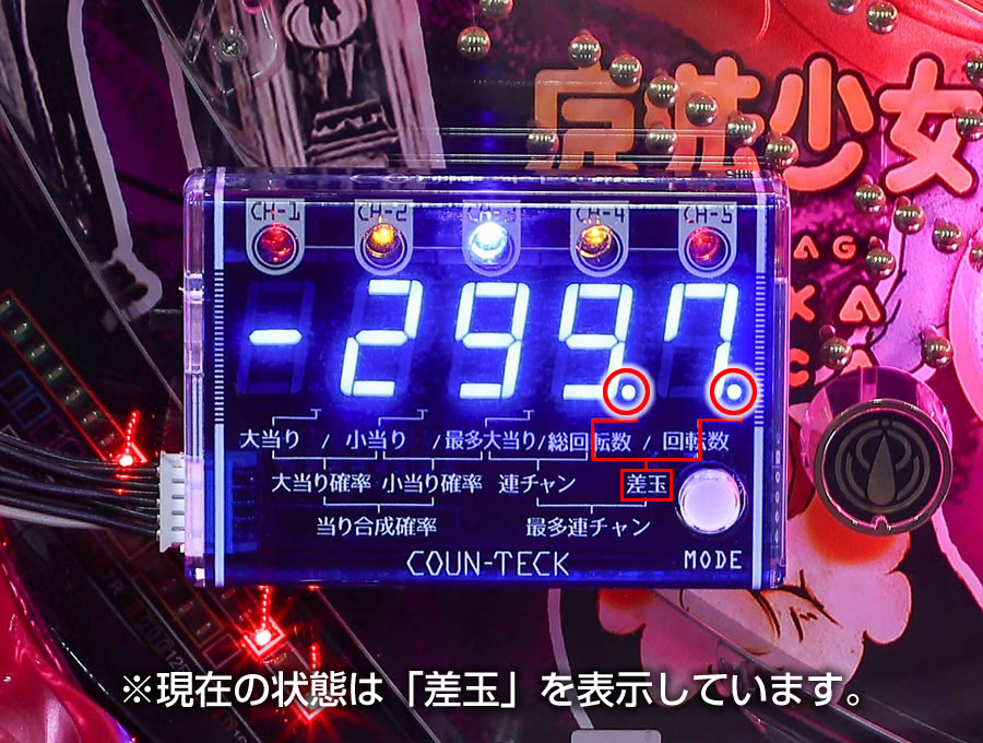 新品】【パチンコ用】データカウンター カウンテック 大型セグで