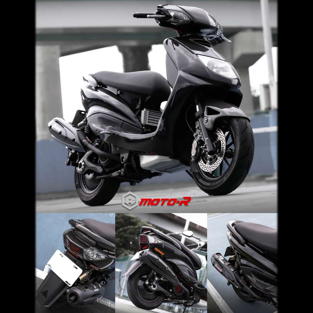 MOTO-R 6型シグナス グリファス GRYPHUS 3型水冷BWS M1-STマフラー