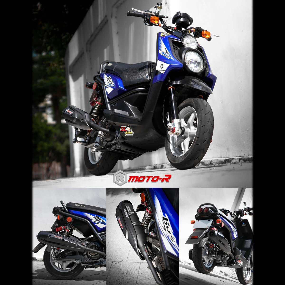 MOTO-R 1〜5型シグナスX CYGNUS X BWS125 BWS R M1-Sマフラー 選べる
