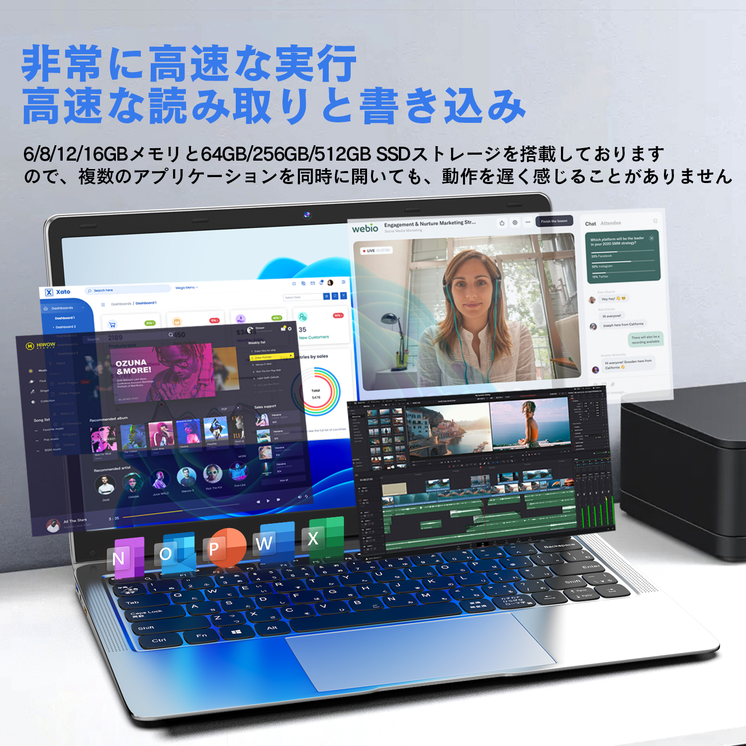 VETESA 新生活応援 2026福袋 新古品ノートパソコン Windows11 ノートPC
