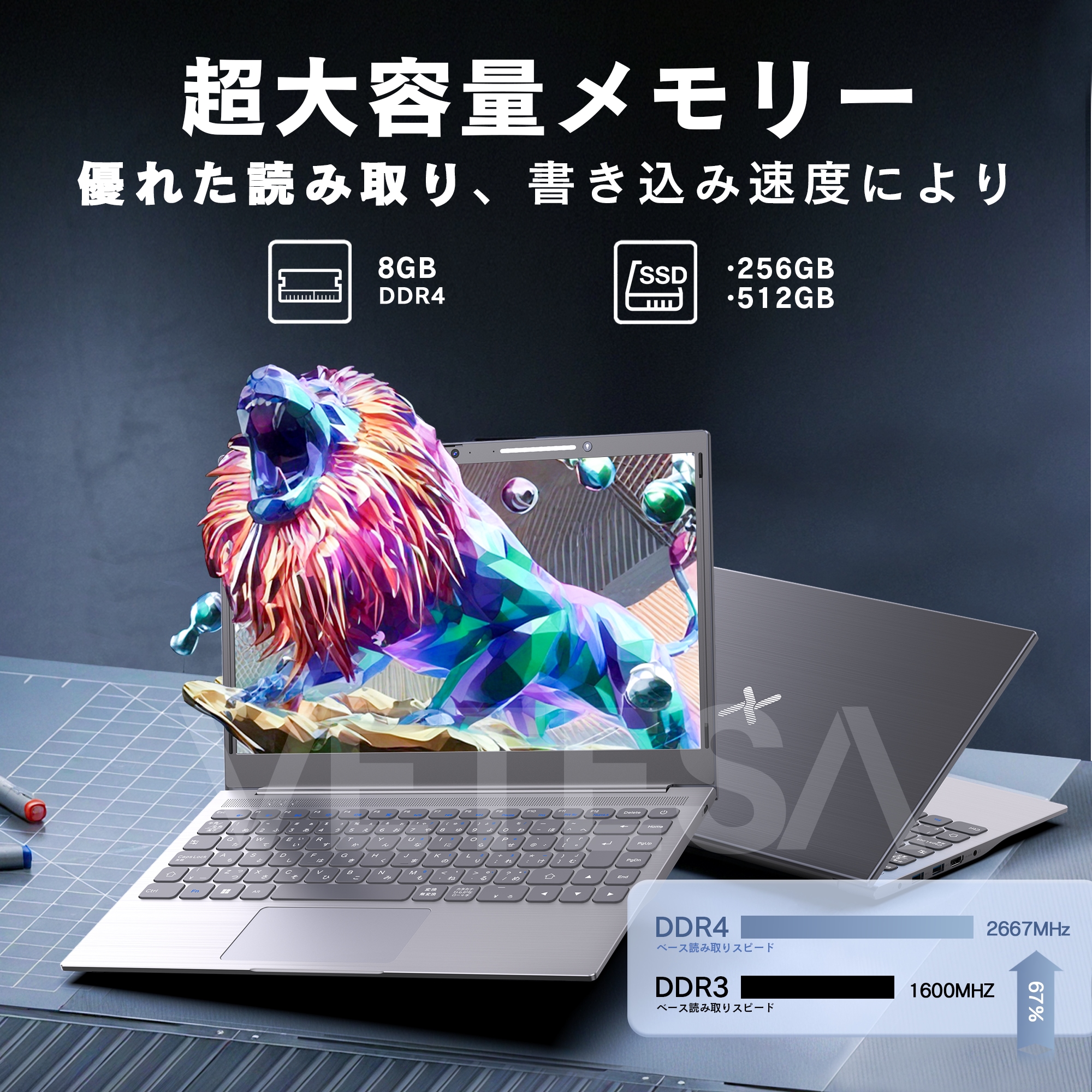 VETESA 2025年 新品ノートPC Win11搭載 ノートパソコン Office付属