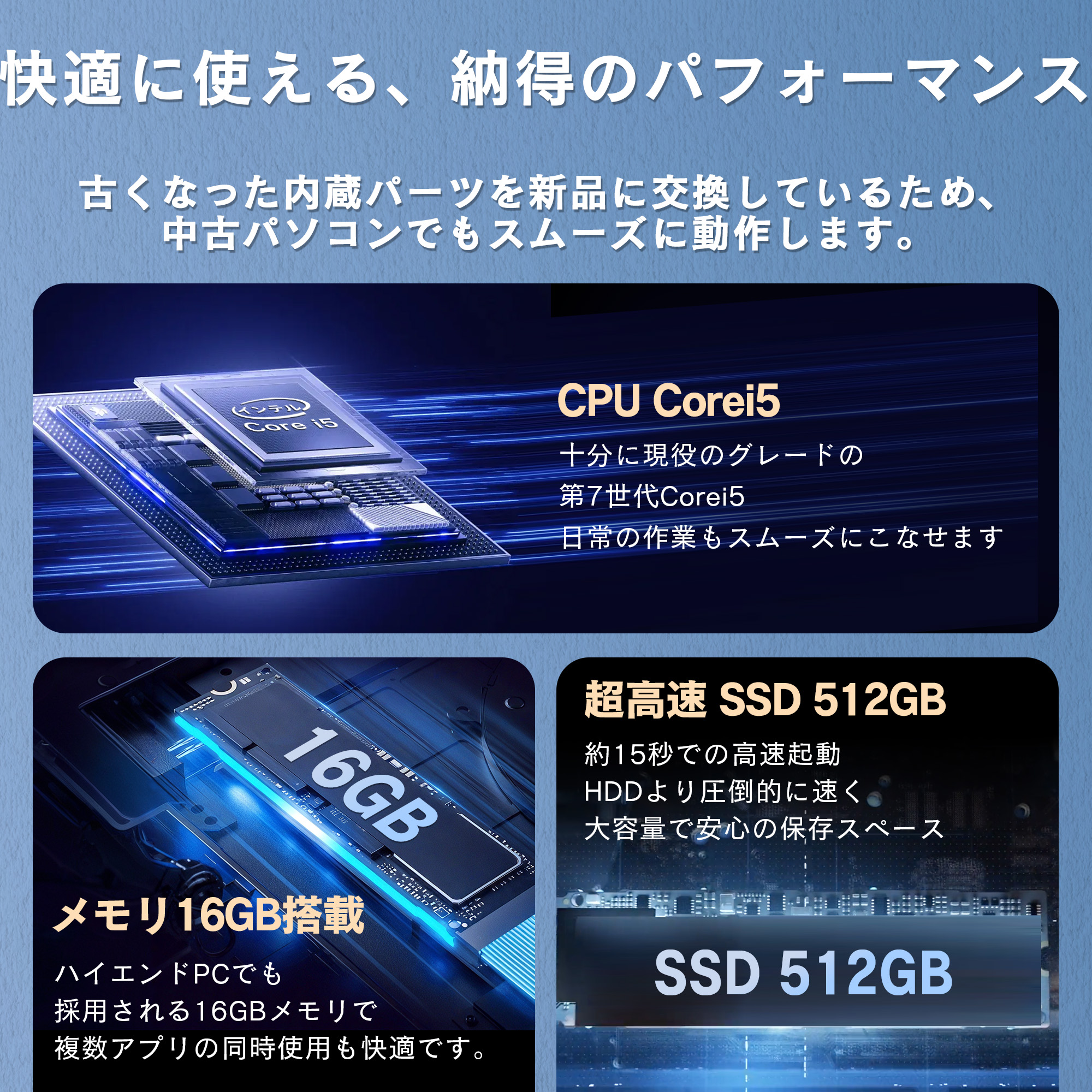 NEC 中古ノートパソコン 初期設定済み 第7世代Core i5 15.6型 NEC