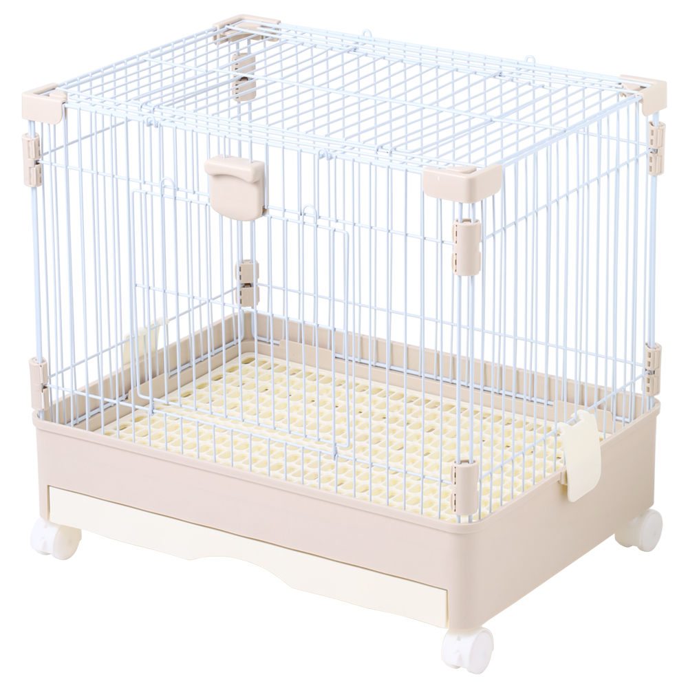 兎用ケージ 小物付(スターターキット、介護用にも)大きめ、段差少ない