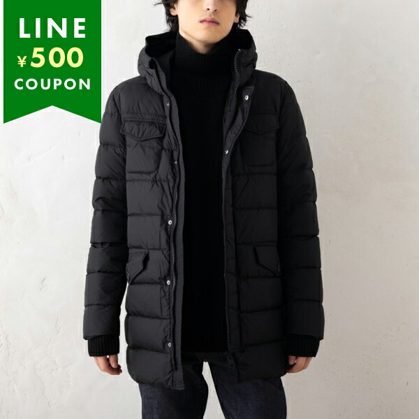 HERNO（ヘルノ） ダウンジャケット コート ブラック メンズ HERNO