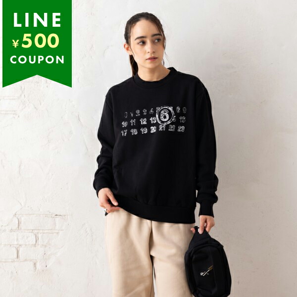 MM6 エムエムシックス メゾンマルジェラ スウェット ブラック