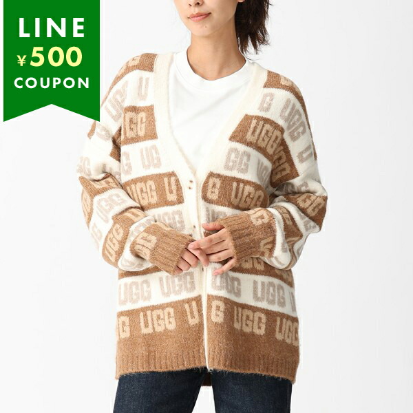 UGG（アグ） カーディガン ボレロ グラフィックロゴカーディガン