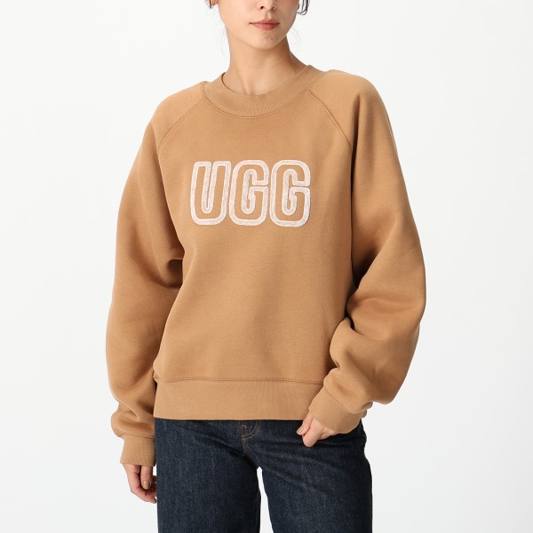 UGG（アグ） スウェット ロゴ クルーネック スウェット ブラック