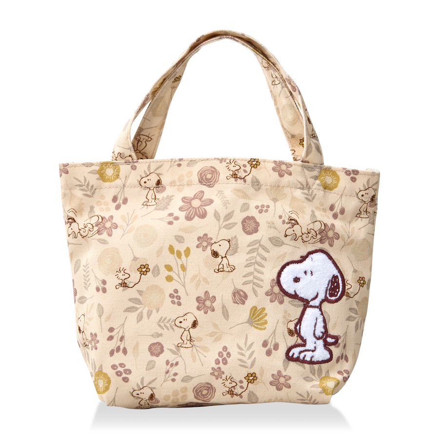 SNOOPY（スヌーピー） ミニ トートバッグ キャンバス 刺繍 帆布 オラフ