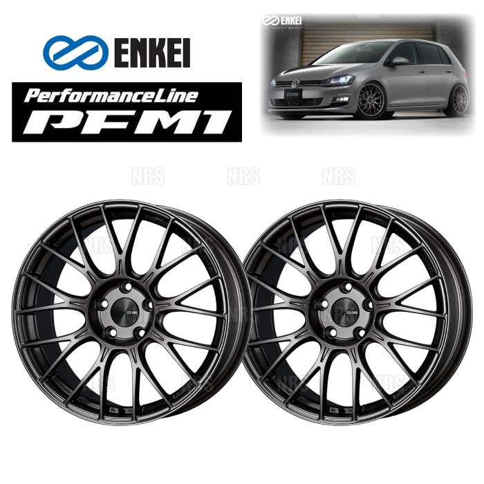 ENKEI（エンケイ） PFM1 (ダークシルバー) 8.5J x 19インチ +45 PCD112