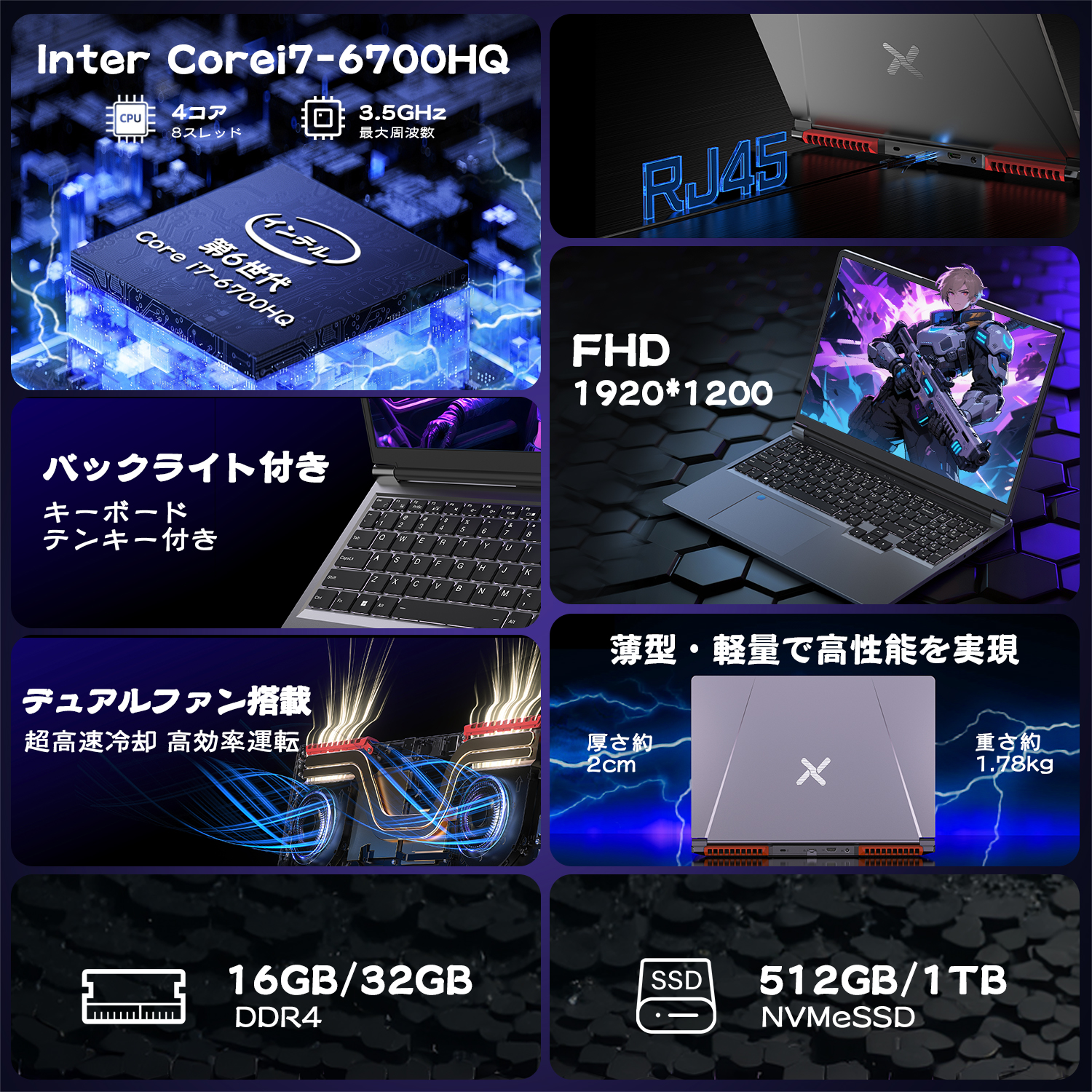 VETESA 新品ノートパソコン ゲーミングパソコン 16インチ Win11 intel