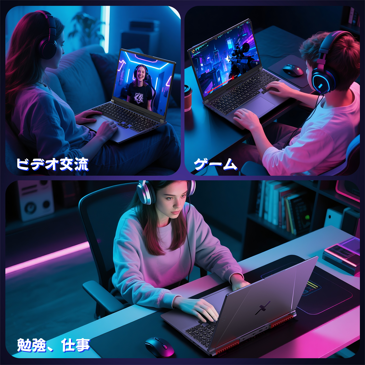 VETESA 新品ノートパソコン ゲーミングパソコン 16インチ Win11 intel