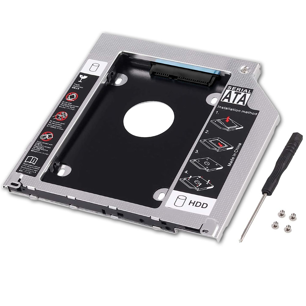 爆買 光学ドライブ HDD SSD 置き換え セカンドHDDアダプター 9.5mm