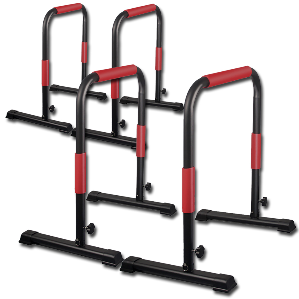 爆買 ディップススタンド 2台セット 3段階 高さ調節可能 懸垂マシン