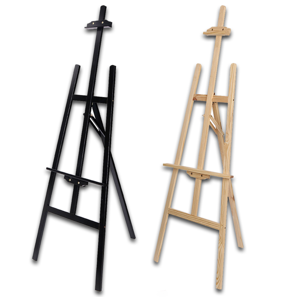 爆買 イーゼル 2台セット 木製 150CM 高さ調節可能 スケッチイーゼル