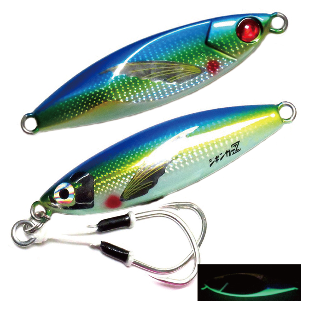 メタルジグ ジギンガーZ 煌-Kirameki- 80g 78mm フォールヒット率が