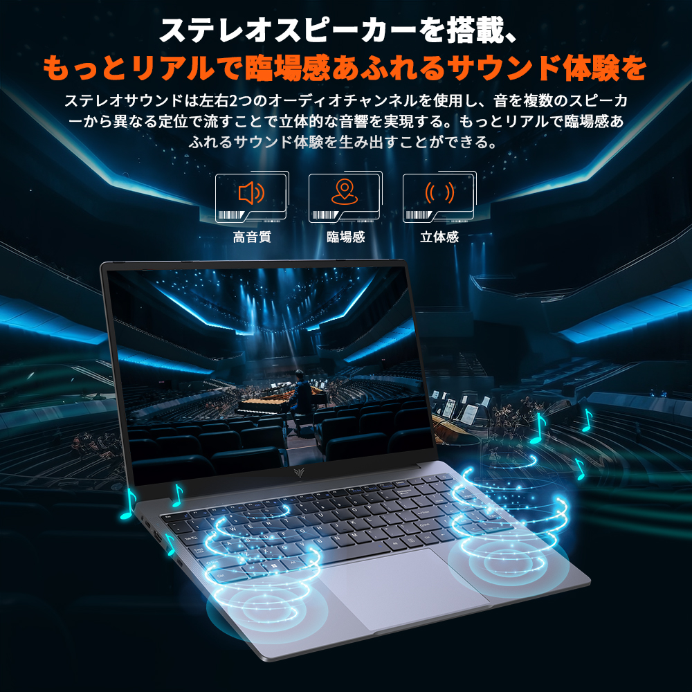ACEMAGIC 【Office搭載】Intel最新N150 ノートパソコン 新品インテル