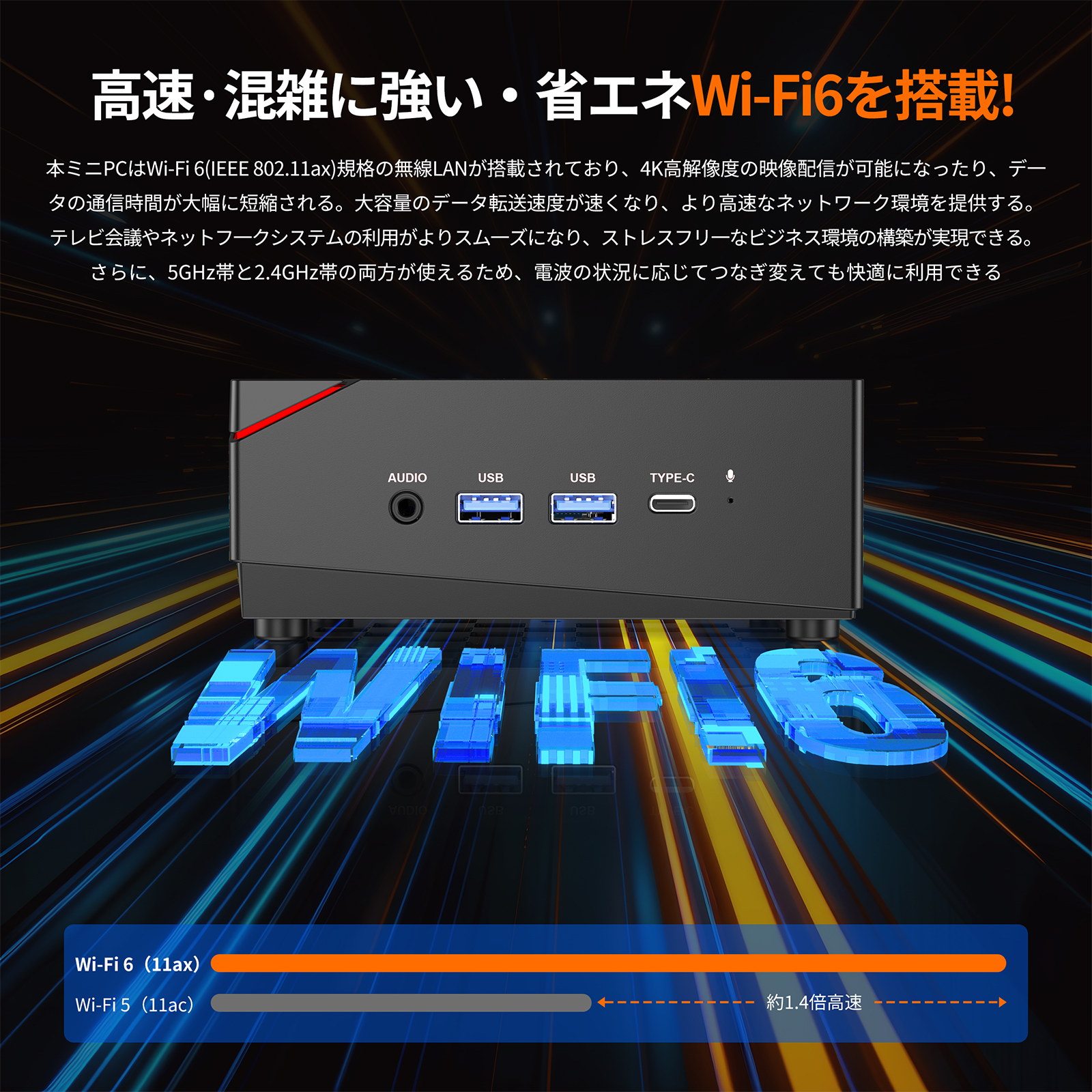 Nipogi ゲーミング AMD Ryzen7 5700U ミニpc 新版小型ゲーミングpc