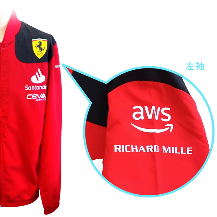 Ferrari（フェラーリ） スクーデリア チーム ジャケット レッド S ロゴ