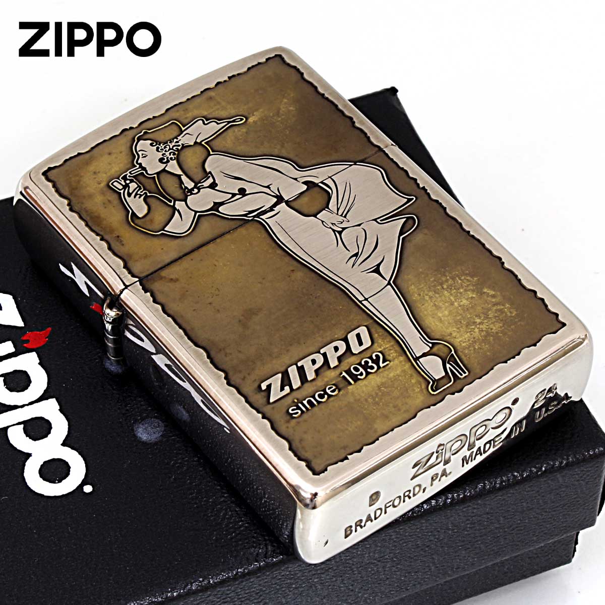 ZIPPO（ジッポー） ジッポライター ビンテージ風 ウインディ Windy