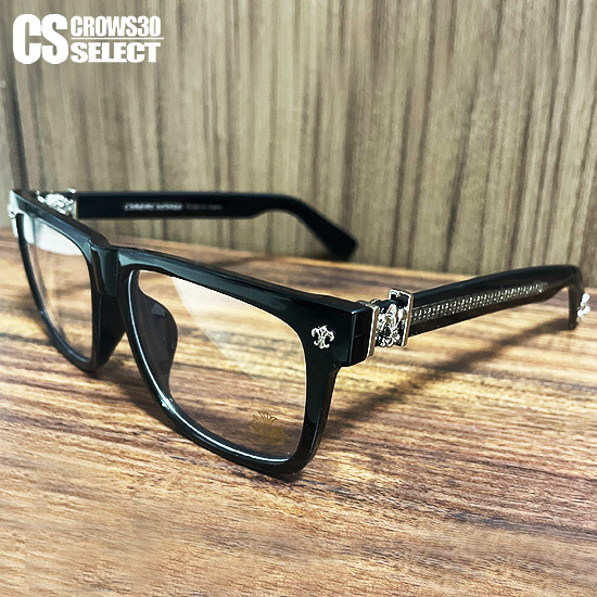 伊達メガネ オラオラ系 眼鏡 メンズ グリッド メガネ 十字架 クロス