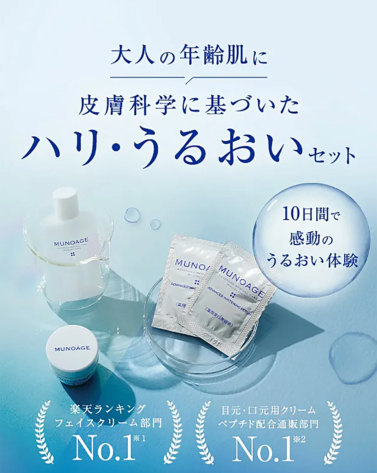 MUNOAGE 【限定セット価格】（お一人様1セット限り）スキンケア