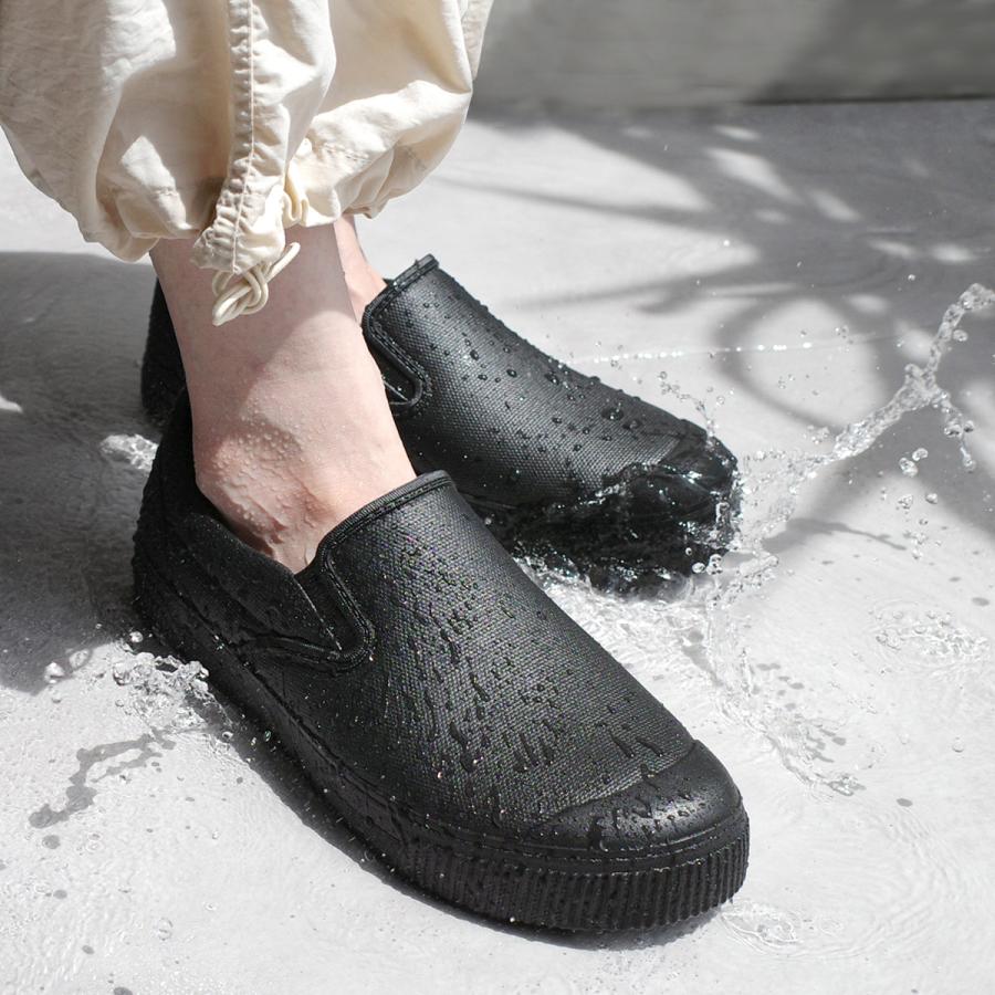 AmiAmi（アミアミ） フラットシューズ レディース 防水スリッポン 防水