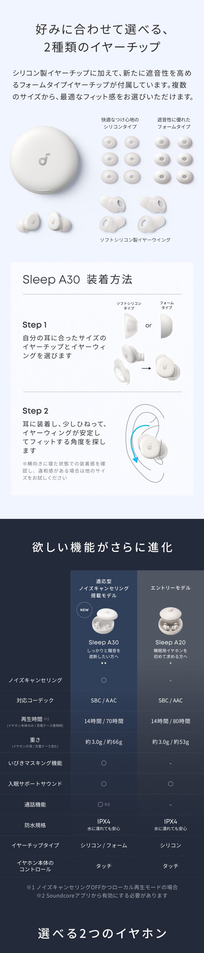 Soundcore（Anker） Anker Soundcore Sleep A30 （ワイヤレスイヤホン