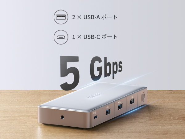 Anker（アンカー） Anker KVM Switch (Dual 4K, For Dual ノートPC) 9