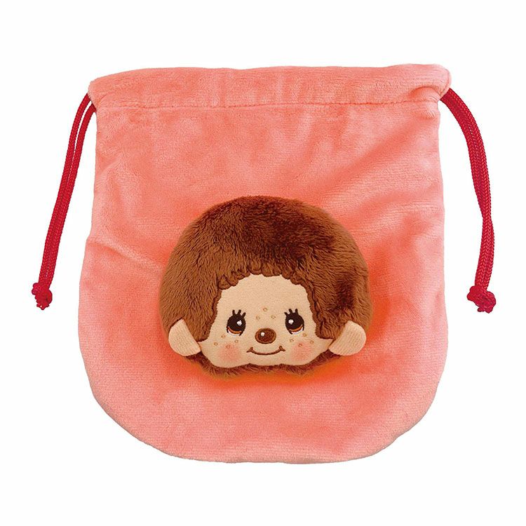 ハローキティ モンチッチ即納 巾着ポーチ コスメポーチ 化粧ポーチ