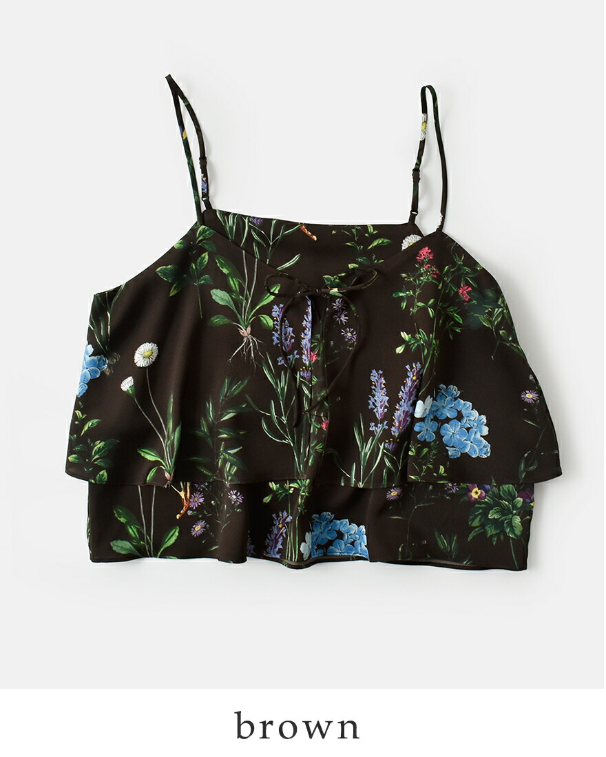 TICCA（ティッカ） 2way フラワー プリント ビスチェ tbfs-421